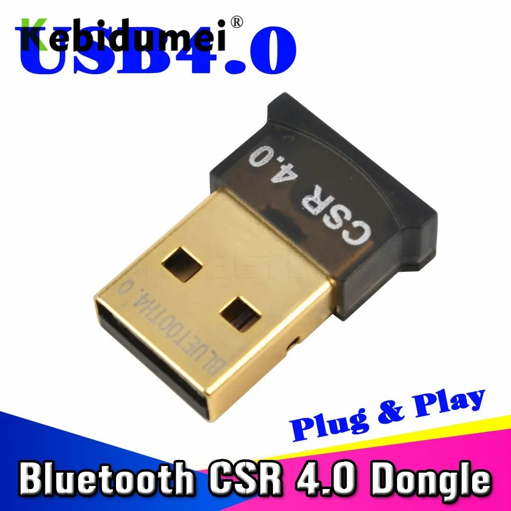 

kebidumei Bluetooth V4.0 Adapter USB 2.0 Dual Mode Wireless Dongle Free Driver 20m 3Mbps for Windows 7 8 10 XP Vista Wholesales