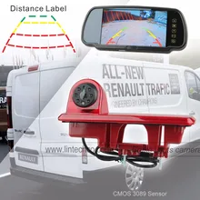 3rd стоп Камера С парковочные линии для Vauxhall Vivaro Renault Trafic 2014 год