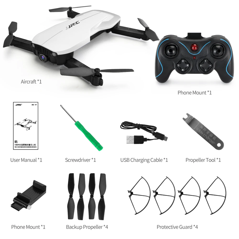 

JJRC H71 RC Quadcopter GPS 5G WIFI 1080P Camera Auto-Follow Optical Flow Positioning Foldable RC Drone RTF Quadcopter