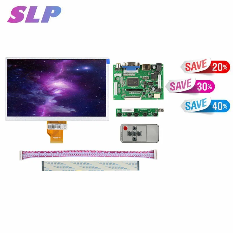 Skylarpu 7 inch LCD for INNOLUX AT070TN90 Raspberry Pi Touch Screen TFT Monitor with Touchscreen Kit HDMI VGA Input Board