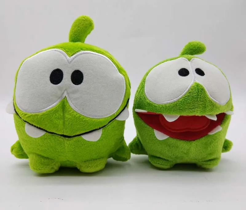 

NEW Cut The Rope 6" Happy Om Nom Plush doll stuffed toys for birthday gift 2PCS