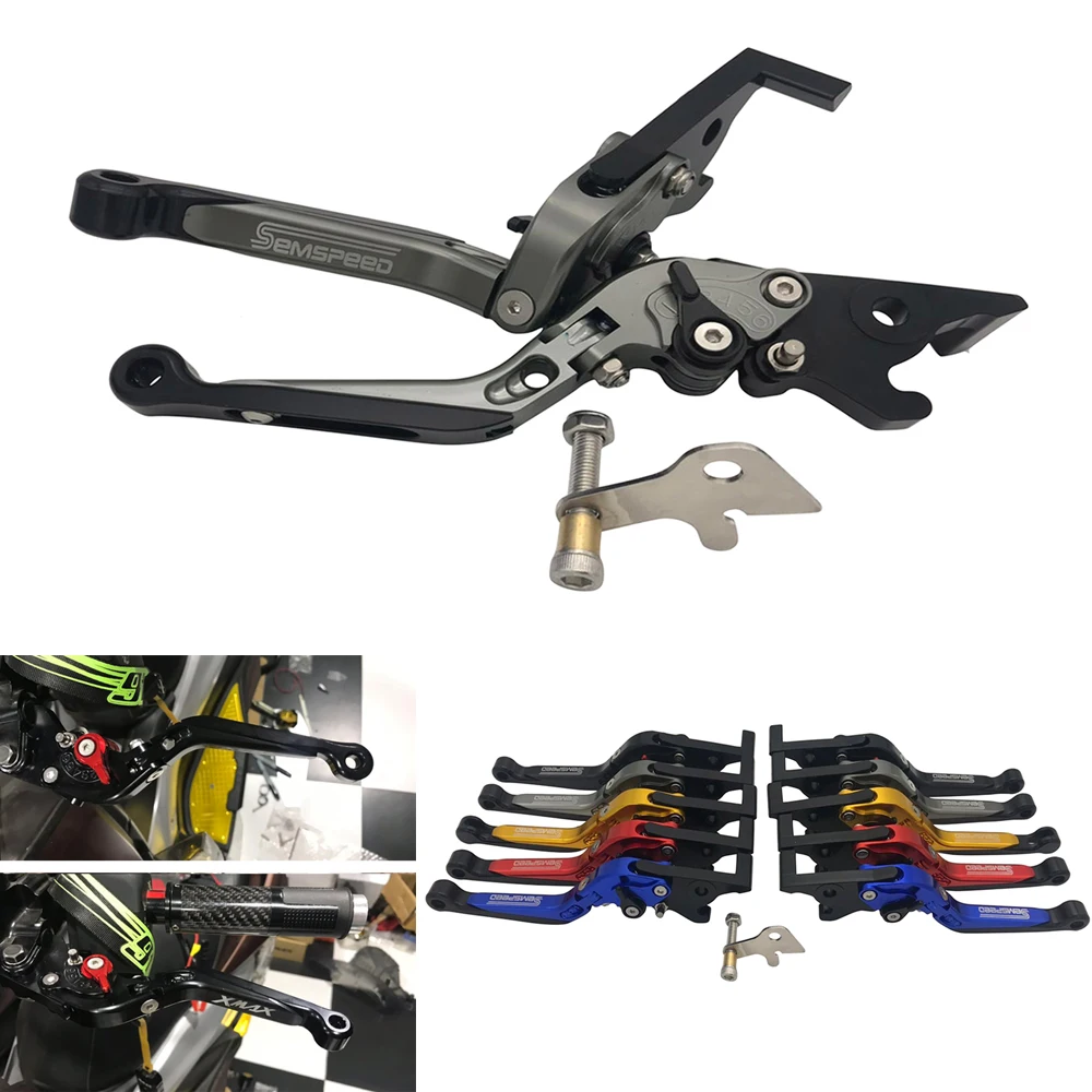 Парковочные рычаги для YAMAHA XMAX 250 125 300 400 2017 2018 2019 2020 аксессуары скутеров Складные Выдвижные Тормозные