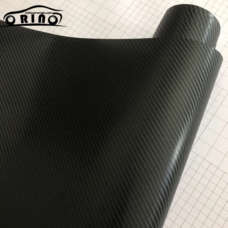 4D Black Carbon Fiber Vinyl Film-4