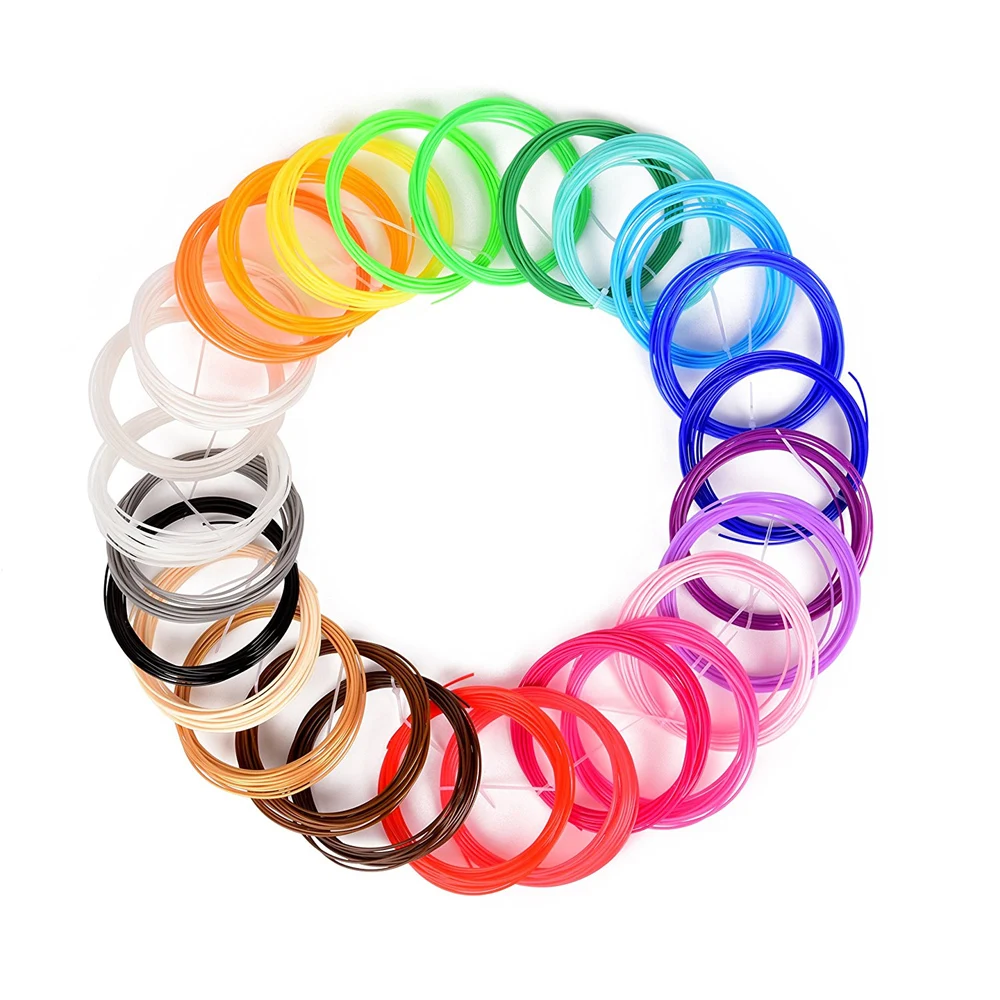 

30 or 26 , 20 colors/set 3D Printer material PLA Filament 1.75mm Plastic Rubber Consumables Material 3d pen Filament Refills