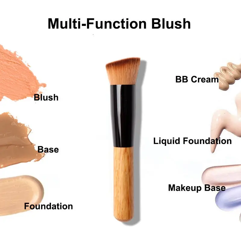 Многофункциональная кисть для жидкой основы Pro foudation Powder Makeup BB Cream Blash brasses beauty Cosmetics 6 видов использования для макияжа