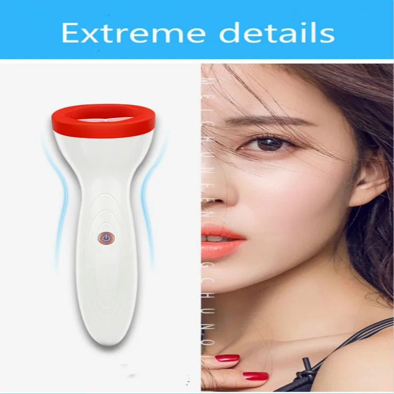 

Women Sexy Full Lip Plumper Enhancer Lips Silicone Fish Shape Plump Thicken Labium Tools Natural Pout Mouth Tool