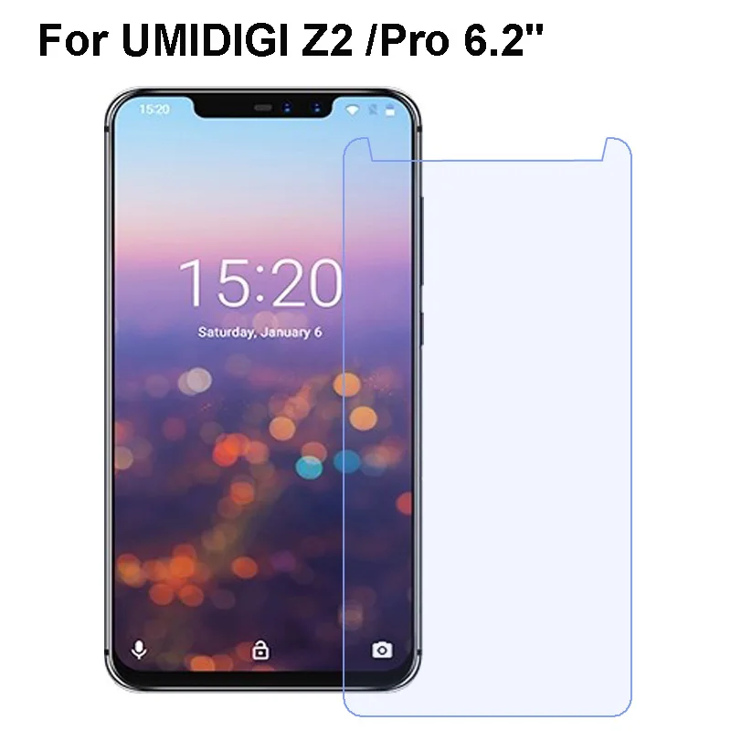 

UMIDIGI Z2 Telephone Glass 9H High Quality Transparent Protective Film Explosion-proof Screen Protector For UMIDIGI Z2 Pro