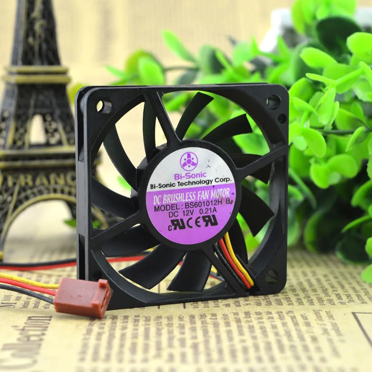 Free Delivery. BS601012H B 12 v 0.21 A 6 cm 6010 3 line cooling fan | Компьютеры и офис