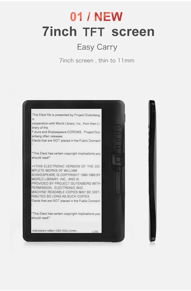 Cliate 4G 7 дюймов Цвет экран для чтения электронных книг устройство для чтения смарт с разрешением HD цифровая электронная книга+ видео+ MP3 музыкальный плеер