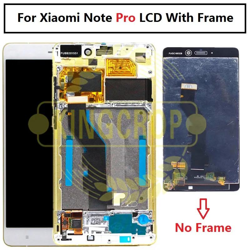 

For Xiaomi Note pro LCD Display Digitizer Touch Screen Assembly Black Smartphone for xiaomi note pro lcd with frame