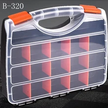 Ручная пластиковая коробка для инструментов, упаковочная коробка, портативные практичные электронные компоненты, винт, съемный винт для хранения, Новинка