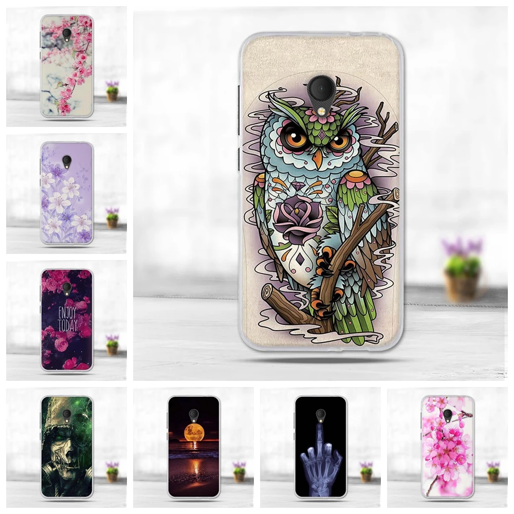

For Alcatel U5 4G 5.0'' Case 3D Flower Soft Silicone TPU Back Cover Ultra Thin Fundas Painting For Alcatel U5 5044D Phone Cases