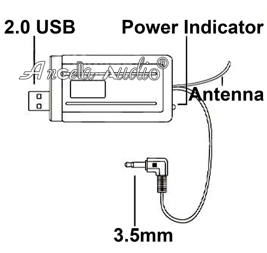 USB 3,5 мм разъем приемник VHF беспроводной микрофон система караоке микрофон для ПК компьютер мультимедиа динамический микрофон Microfono
