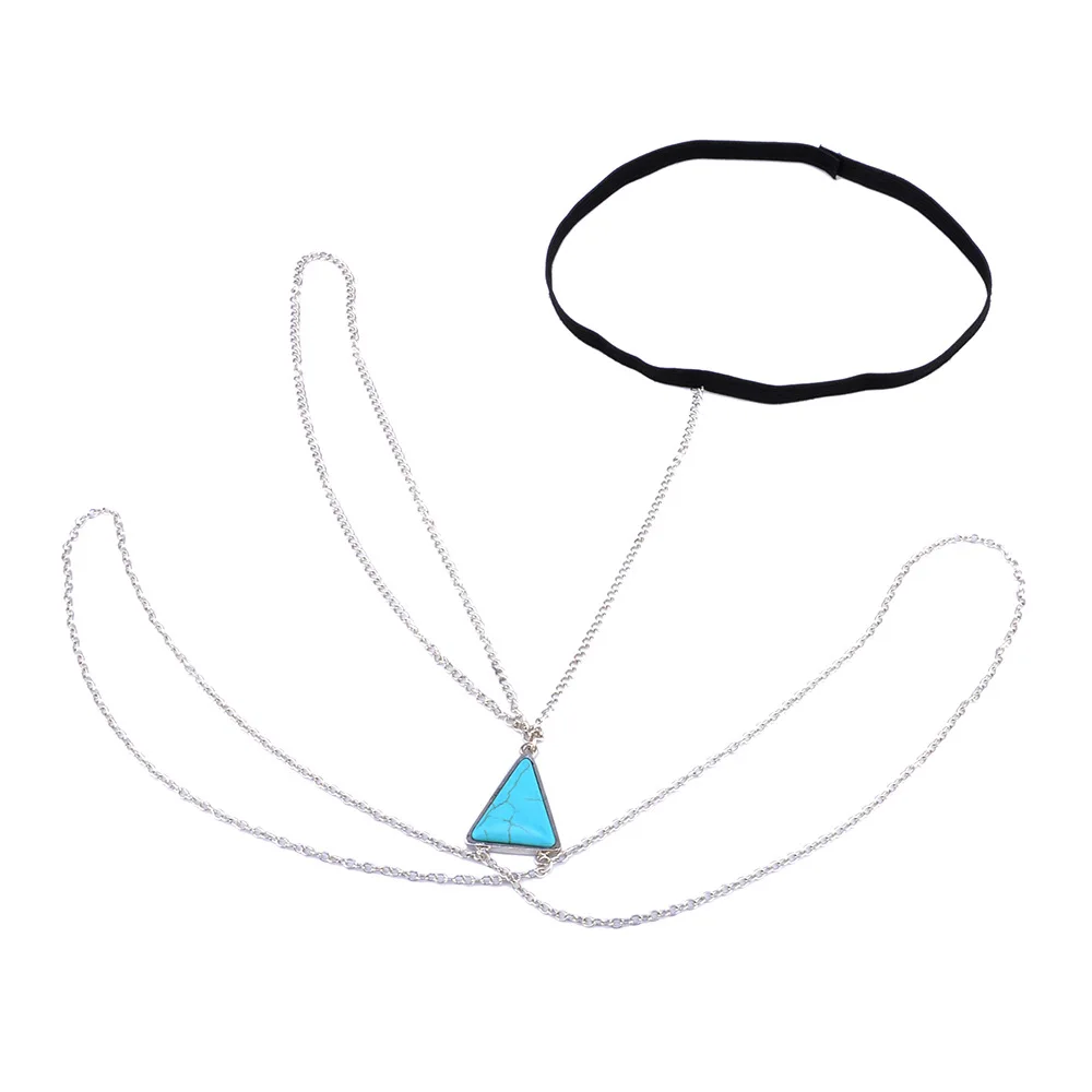 Silver Color Beach Bohemia Retro Anklet New style Tasseled multi-layer coins leg chain women fashion body jewelry accessories  (1)