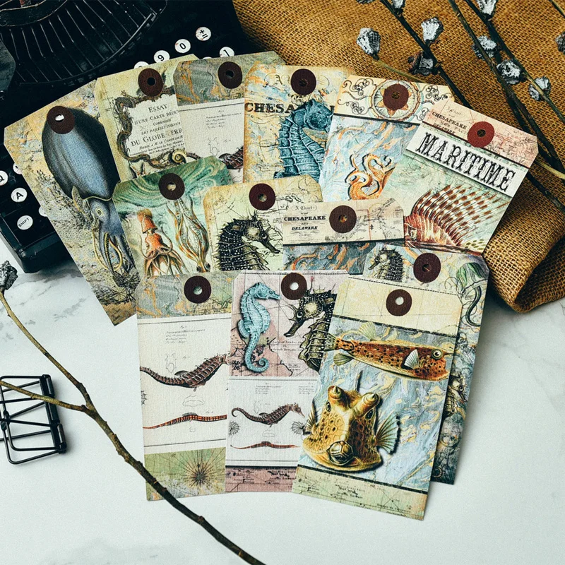 

KSCRAFT Vintage Tags Journey Labels Paper Die Cuts for Scrapbooking Happy Planner/Card Making/Journaling Project