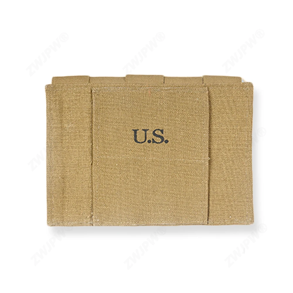 Repro WWII WW2 US ARMY Military Thompson 5 Cell 20rd Magazine Pouch Ammo Bag high quality US10808