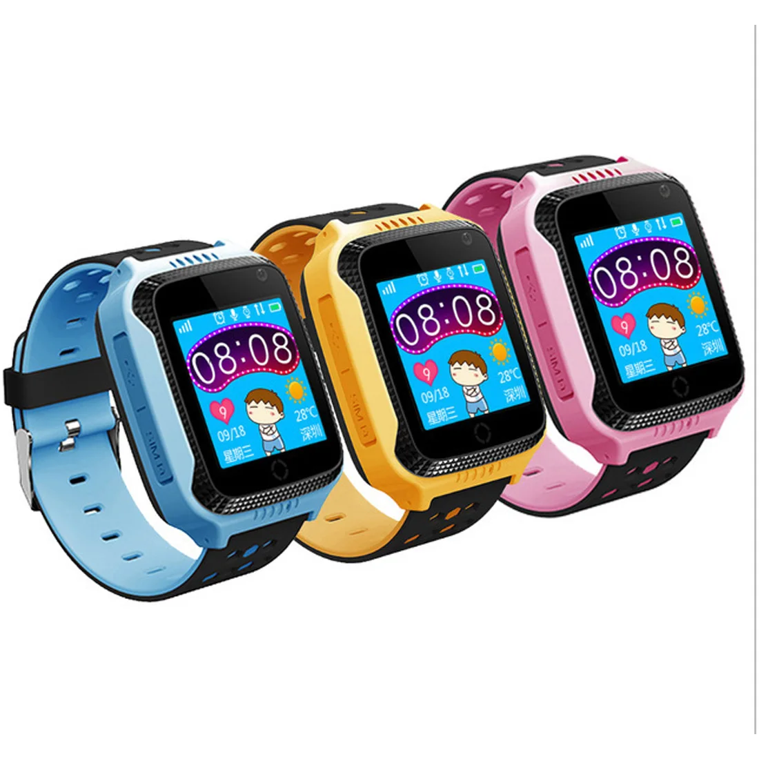  GPS tracker kinder uhr Smart GPS uhren Kamera Taschenlampe SOS Anruf Location Baby uhr Kinder uhren