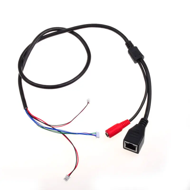 

CCTV IP network Camera PCB Module video power RJ45 female/DC male connectors