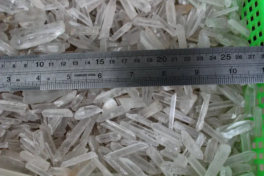 

1LB 450g NATURAL SMALL CLEAR QUARTZ CRYSTAL POINTS ORIGINAL,Crystal Seeds Wholesales Price Free Shipping