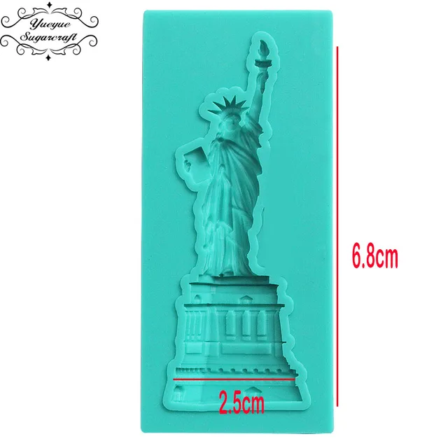 Yueyue Sugarcraft Liberty Szobor Szilikon Penész Fondant Torta Díszítő Szerszámok Csokoládé Gumpaste - Image 4