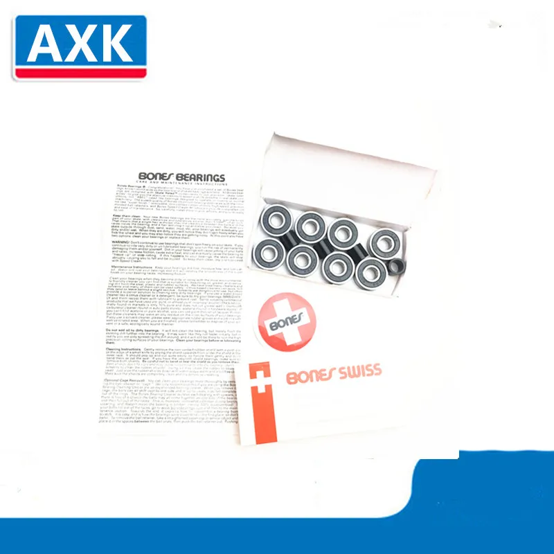 Free shipping AXK bearing 608 2rs 8*22*7 mm for skate board