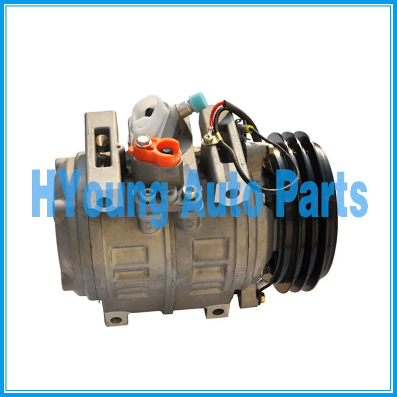 Sale Car ac compressor for Toyota Coaster Bus 2000- 10PA30C 10P30C 155mm 2PK 24V 4472200394 4472201030 4472200390 8832036560 1