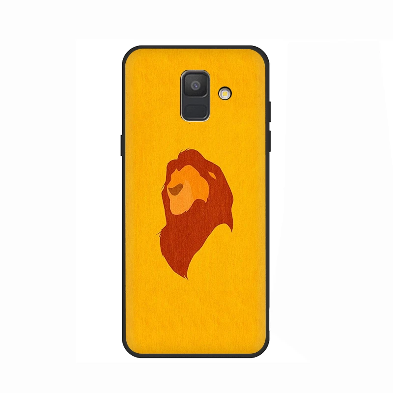 С принтом «Король Лев», мягкий силиконовый чехол для телефона для samsung Galaxy A3 A5 A6 плюс A7 A8 A9 A10 A30 A40 A50 A70 J6 - Цвет: B10