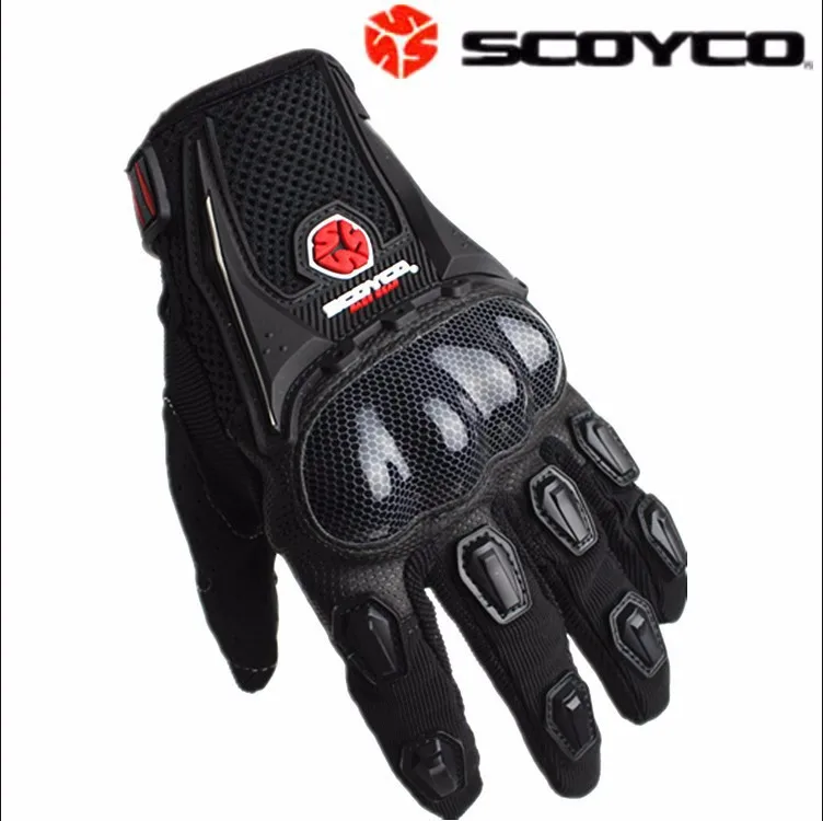 1 пара и 3 цвета) мотоцикл полный палец перчатки Мотоцикл Велосипед Защитное снаряжение(scocyo MC09