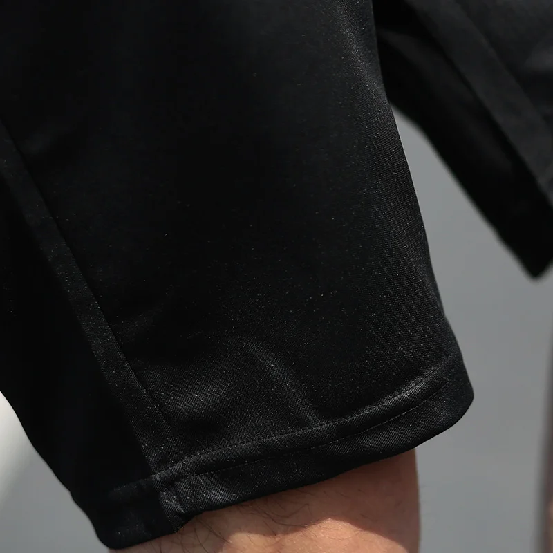 Новые модные мужские шорты средней длины прямые тонкие Мужская одежда Повседневная однотонные мягкие мужские брендовые шорты плюс размер 5XL