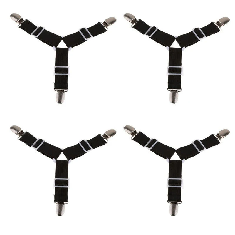 4Pcs/Set Three Head Holder Clip Sets Sheets Straps Length ...