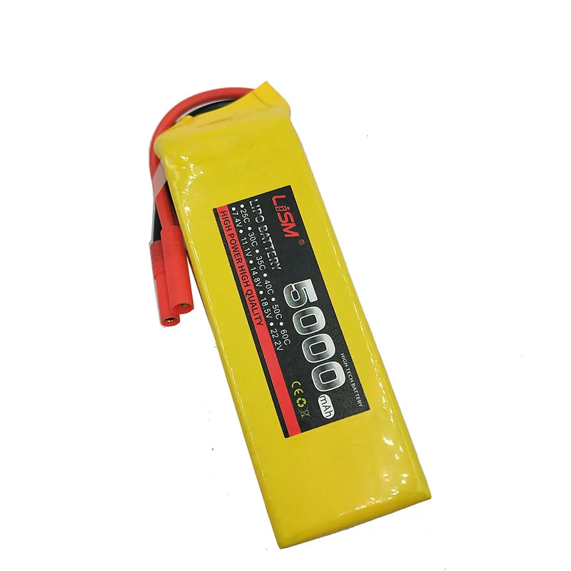 

5S 18.5V 5000mAh 40C For RC Helicopter Drone Car Quadcopter Airplane Remote Control Toys Lithium Polymer Battery#20B13