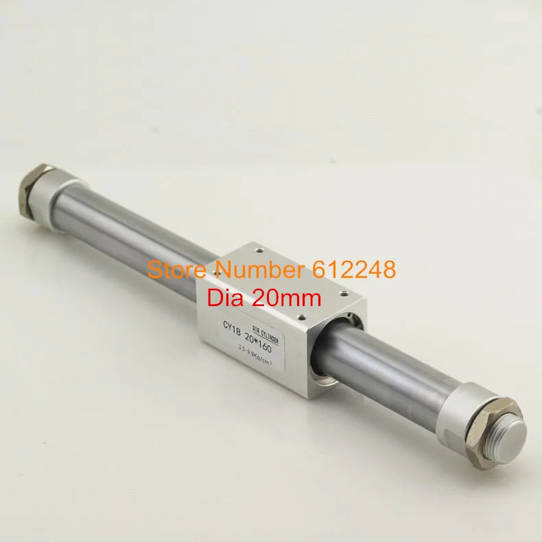 

CY1B20/CY3B20 RMS Rodless Pneumatic Cylinder CY1B20-100 CY1B20-200 CY1B20-300 CY1B20-400 CY1B20-500 CY1B20-600 CY1B/CY3B