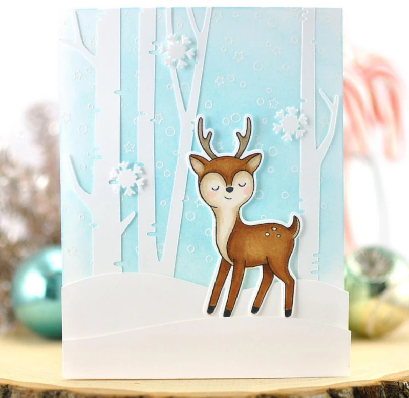 

TPP A lively deer Clear Silicone Stamp/Seal for DIY scrapbooking/photo album Decorative clear stamp sheets