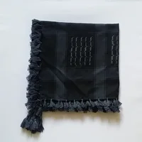 Arab Scarf Shawl Keffiyeh Wrap Shemagh Scarf Mask Cycling Shawl Neck Cover Man Woman Hiking Sunshade Head Wrap