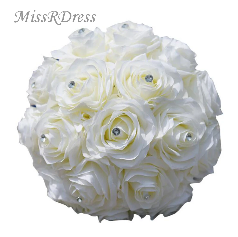 MissRDress красный свадебный букет из искусственного шелка Roes Свадебные букеты