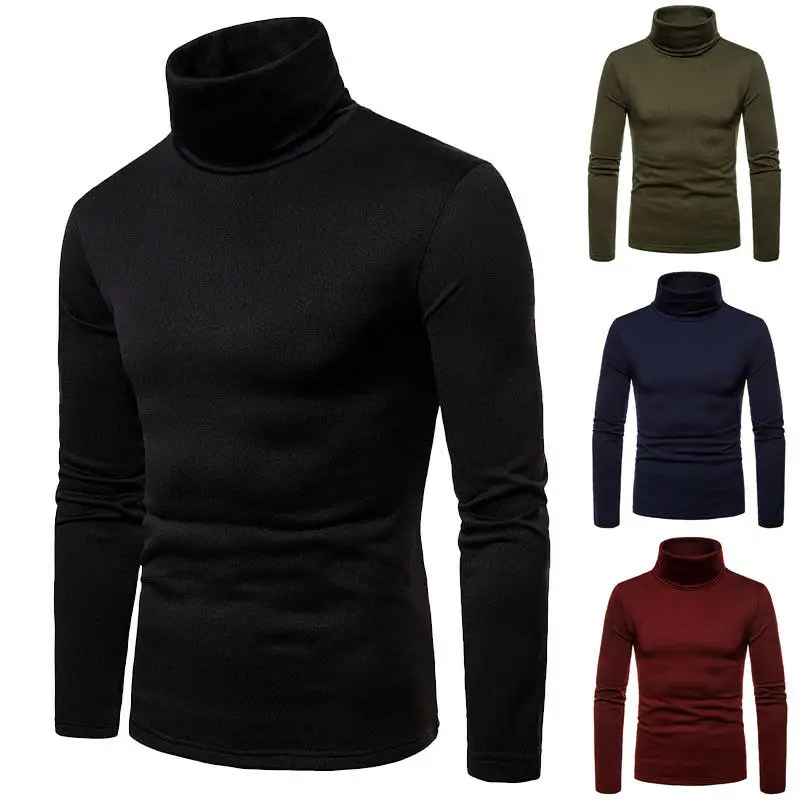 

Mens Thermal Turtle Neck Skivvy Turtleneck Sweaters Stretch Shirt Tops US