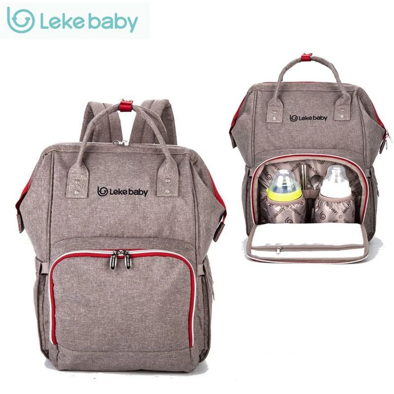 

Lekebaby Baby Bag Nappy Bags Large Diaper Bag Backpack Baby Organizer Maternity Bags For Mother Handbag Baby Nappy Backpack