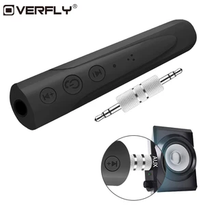 Пролет автомобиль Bluetooth музыкальный приемник 3,5 мм потокового A2DP Беспроводной авто AUX аудио адаптер с микрофоном для Автомобильный Динамик Приемник - изображение