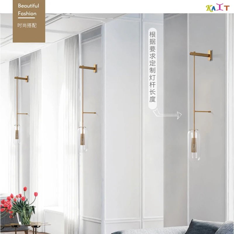 

Gold Wall Sconce Industrial Wall Lamp LED Wall Light Bulb Lighting fixtures