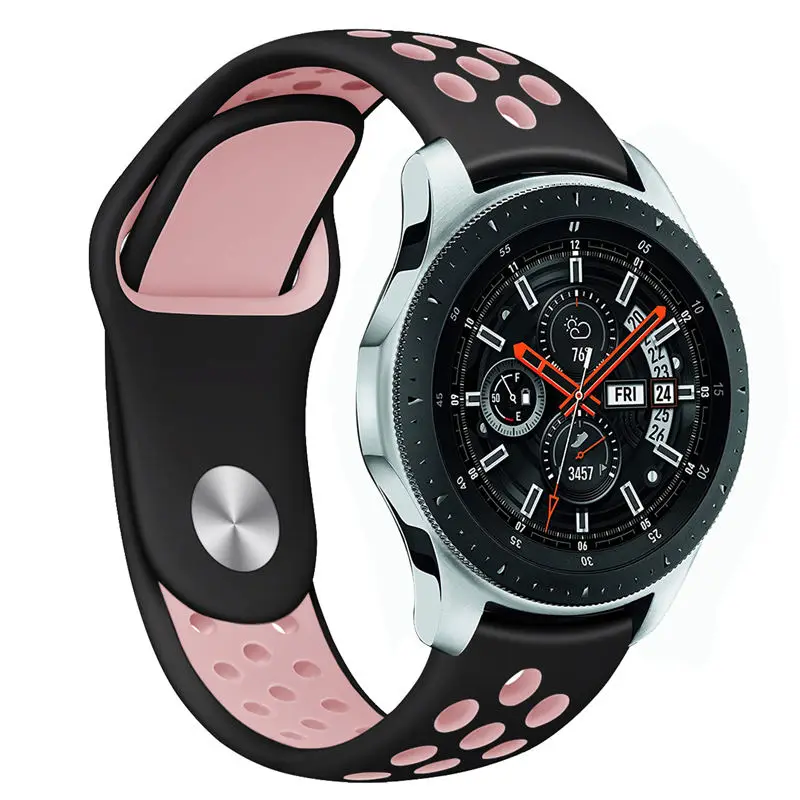 9 22 мм ремешок для часов samsung Galaxy Watch 46 мм gear S3 классические часы Huami Amazfit силиконовый спортивный ремешок для часов 91011 - Цвет ремешка: 9