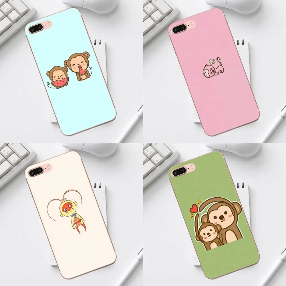 

2018 Cartoon Monkey Second Series For iPhone 4 4S 5 5C SE 6 6S 7 8 Plus X XS Max XR Galaxy A3 A5 J1 J3 J5 J7 2017 Soft New Style