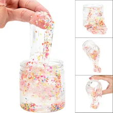 170 мл Хлюпать слизь пушистая пена яркие мягкие душистые Пластилин ясно шламов Игрушечные лошадки анти-стресс осадка ремесел игрушка для малыша MA30f