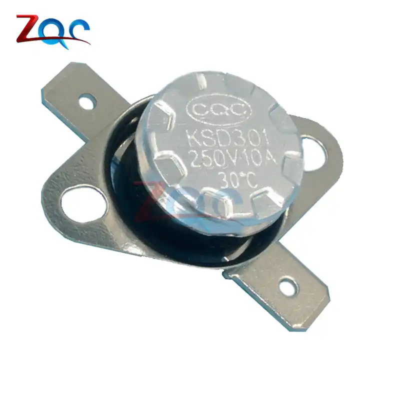 KSD301 NC 90°C Thermostat,Temperature Switch Normally NC 10amp 100-250VAC DC