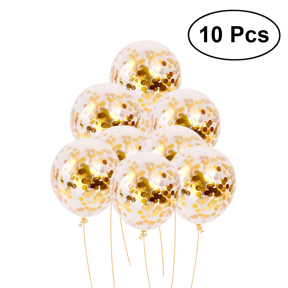 10pcs//lot Confetti Balloons Latex 12/" Wedding Birthday Baby Shower Party Decor