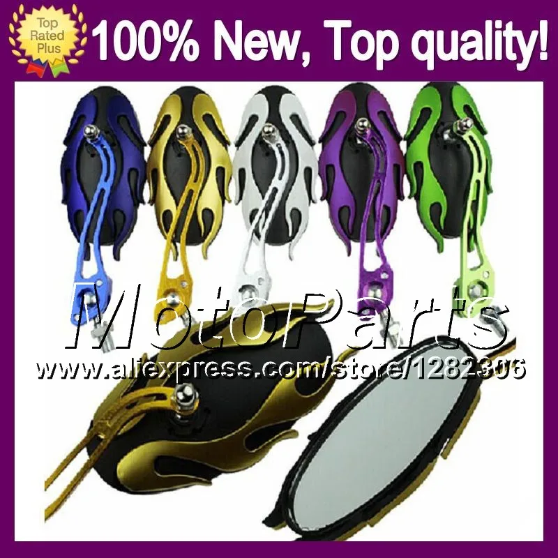 Chrome Rear view side Mirrors For KAWASAKI NINJA ZX2R ZXR250 ZXR 250 ZX 2R ZXR 250