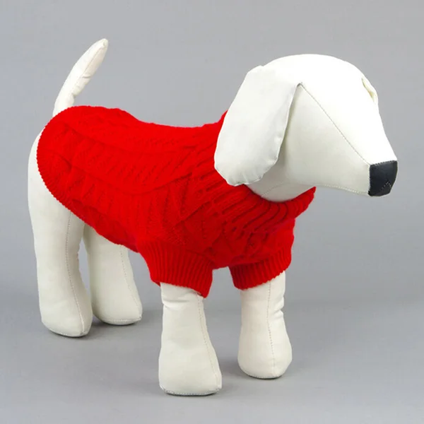 

Puppy Costume Pet Dog Cats Knitwear Dogs Warm Coats Sweater Clothes New Jumper