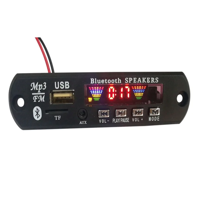 

Wireless Bluetooth MP3 WMA Decoder Board Audio Module USB TF FM Radio Car Music MP3 Lossless Bluetooth5.0 Module