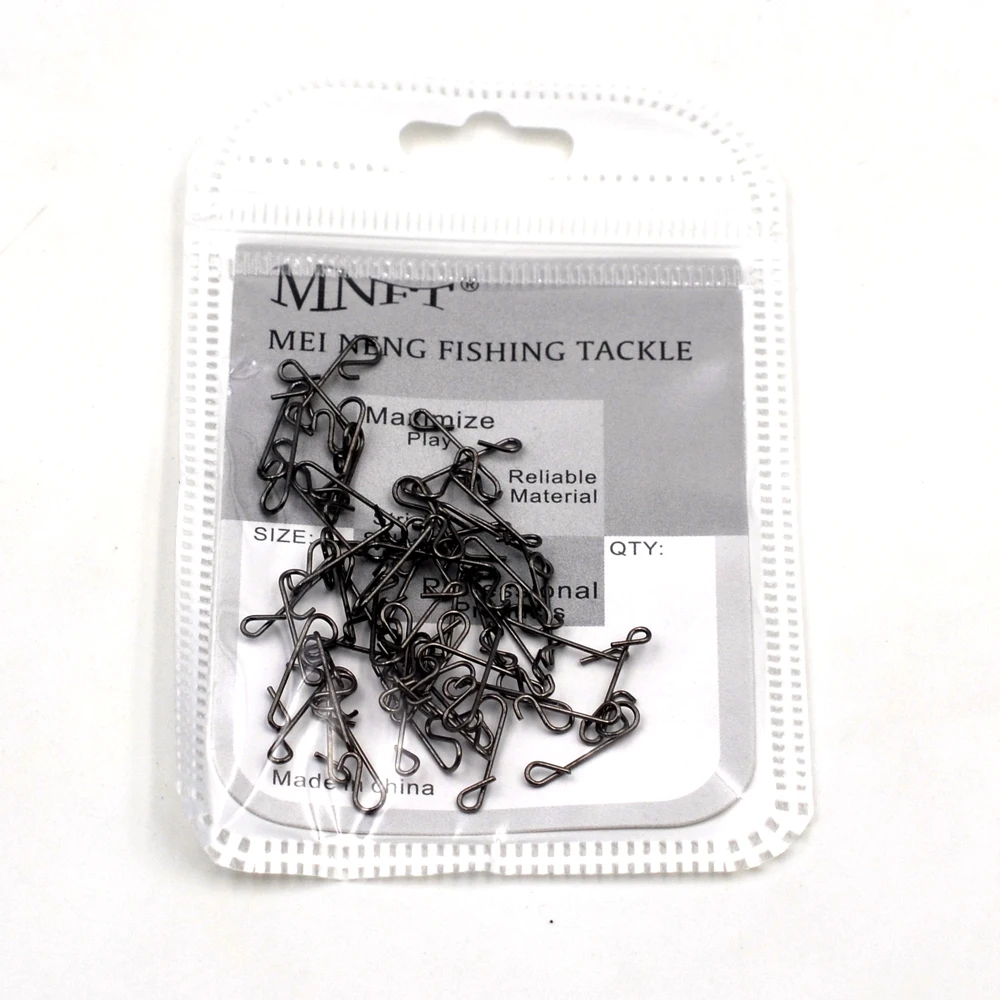Braid Knotless Connectors Barrel Swivel Accessory 100Pcs/Pack MNFT Fishing Tool Lure Kit fishing tools fishing accessories fishing tool fishing line connectors fishing swivels fishing tackle