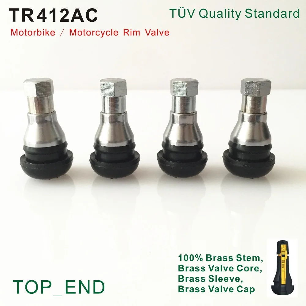 4pcs/set,Free Shipping,TR412AC,Motorbike / Motorcycle Rim Valve,Tire