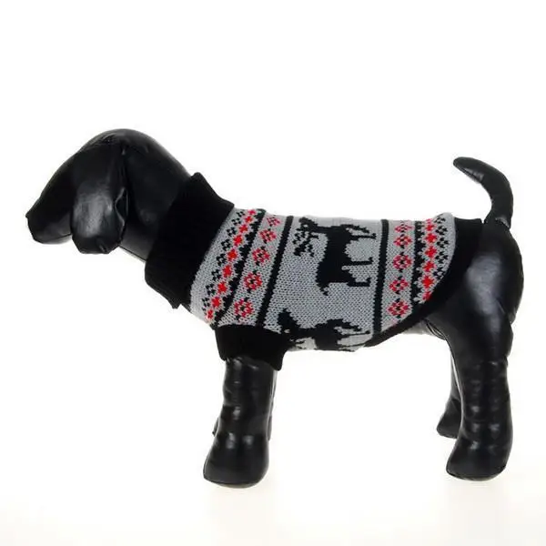 

Trendy Puppy Dog Pet Cat Sweater Xmas Deer Knitwear Coat Puppy Clothes Apparel